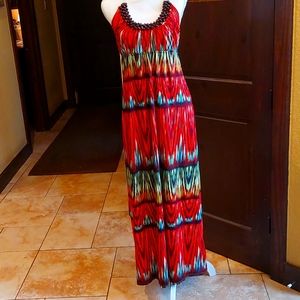 Nwt maxi southwest print sundress.